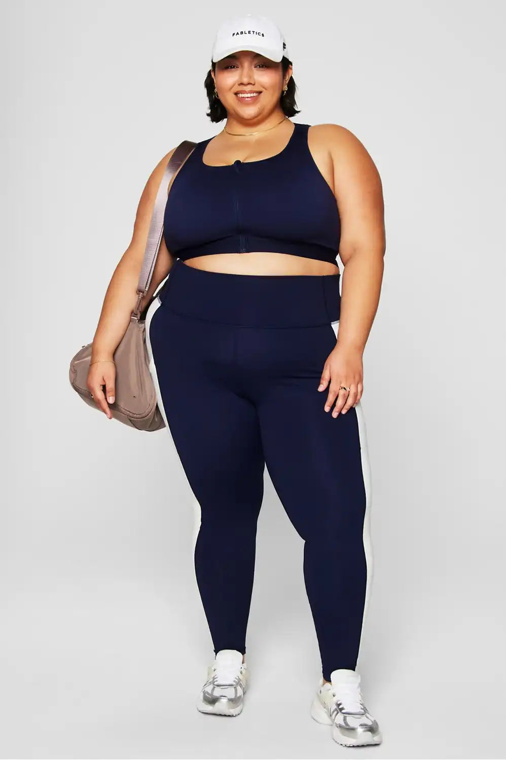 Front Zip High Impact Sports Bra