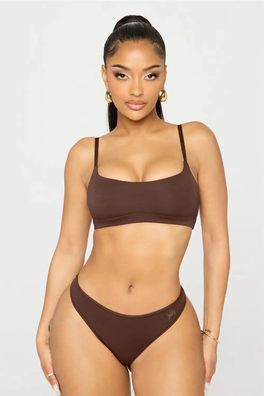 Snug Cotton Scoop Bralette