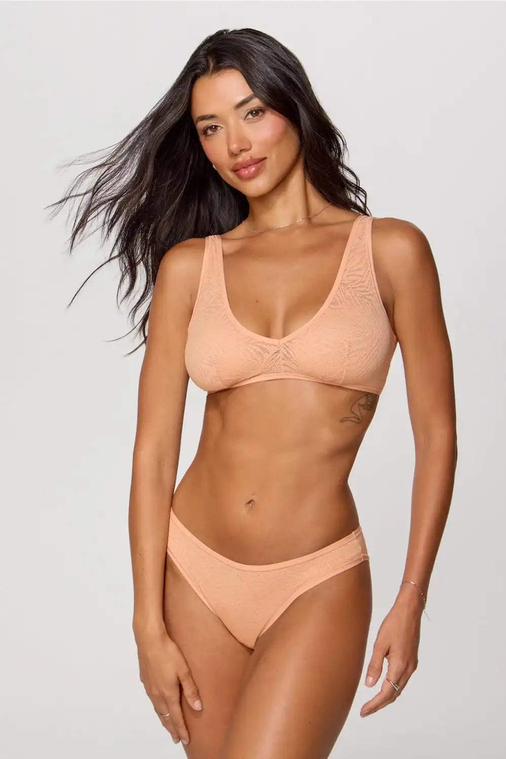 Hot Mesh Plunge Bralette