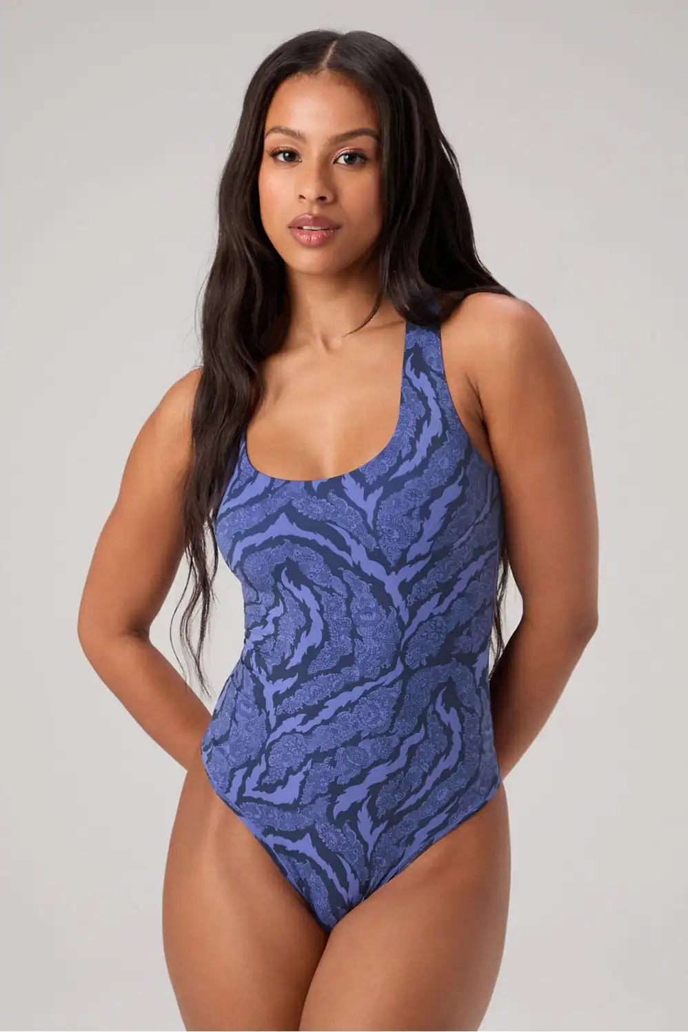 Stretchy Fit Racerback Thong Bodysuit
