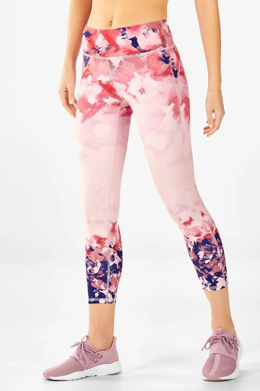 Mid-Rise Printed PureLuxe Capri