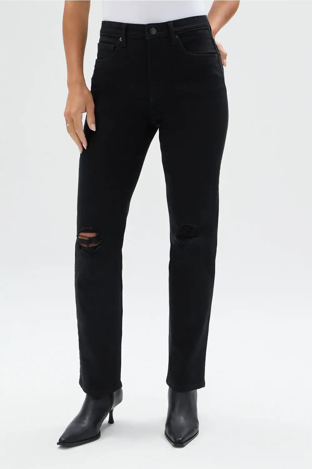 High Rise Straight Jean