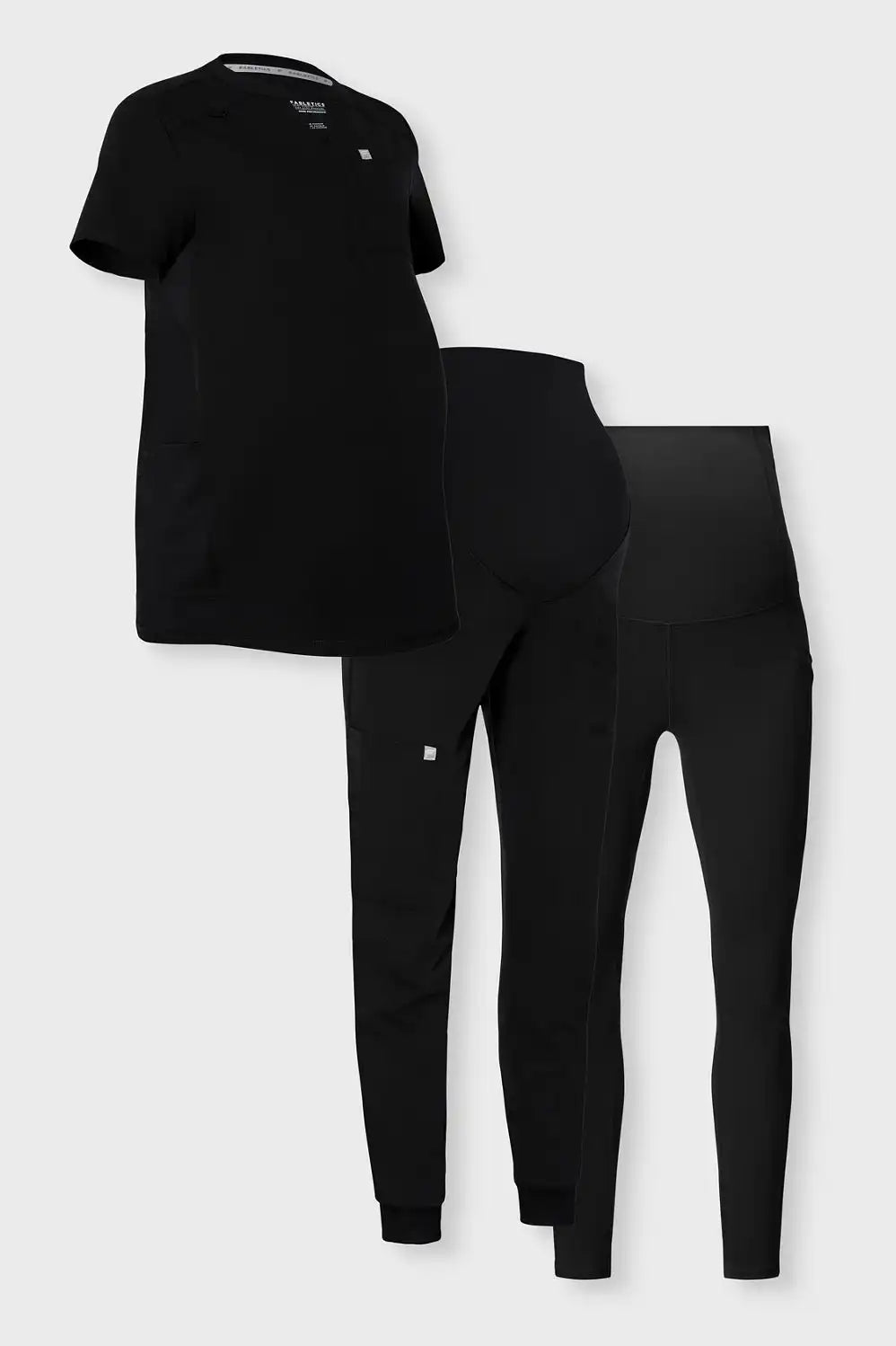 Instinct Maternity Top + On-Call Maternity Jogger + PureLuxe Maternity Legging