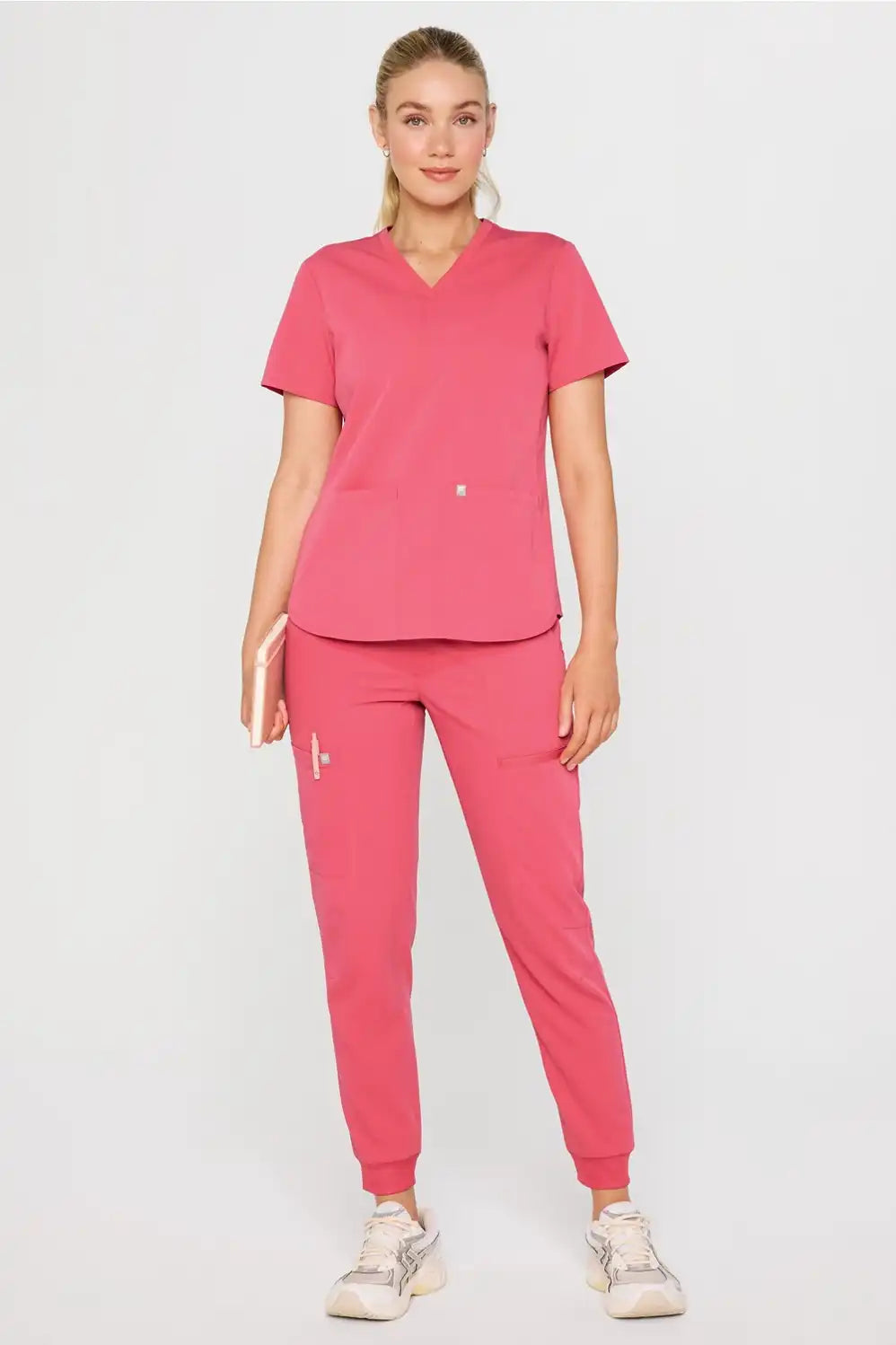 Method 2-Pocket Top + Mid-Rise On-Call Scrub Jogger