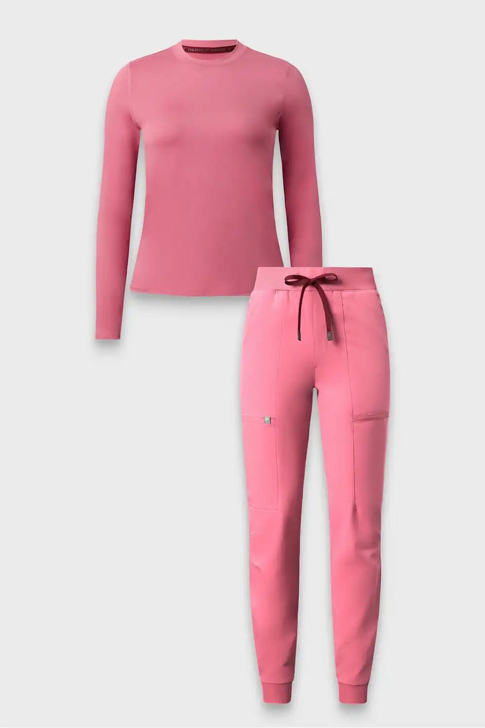Core Long-Sleeve Underscrub + Mid-Rise On-Call Scrub Jogger Set