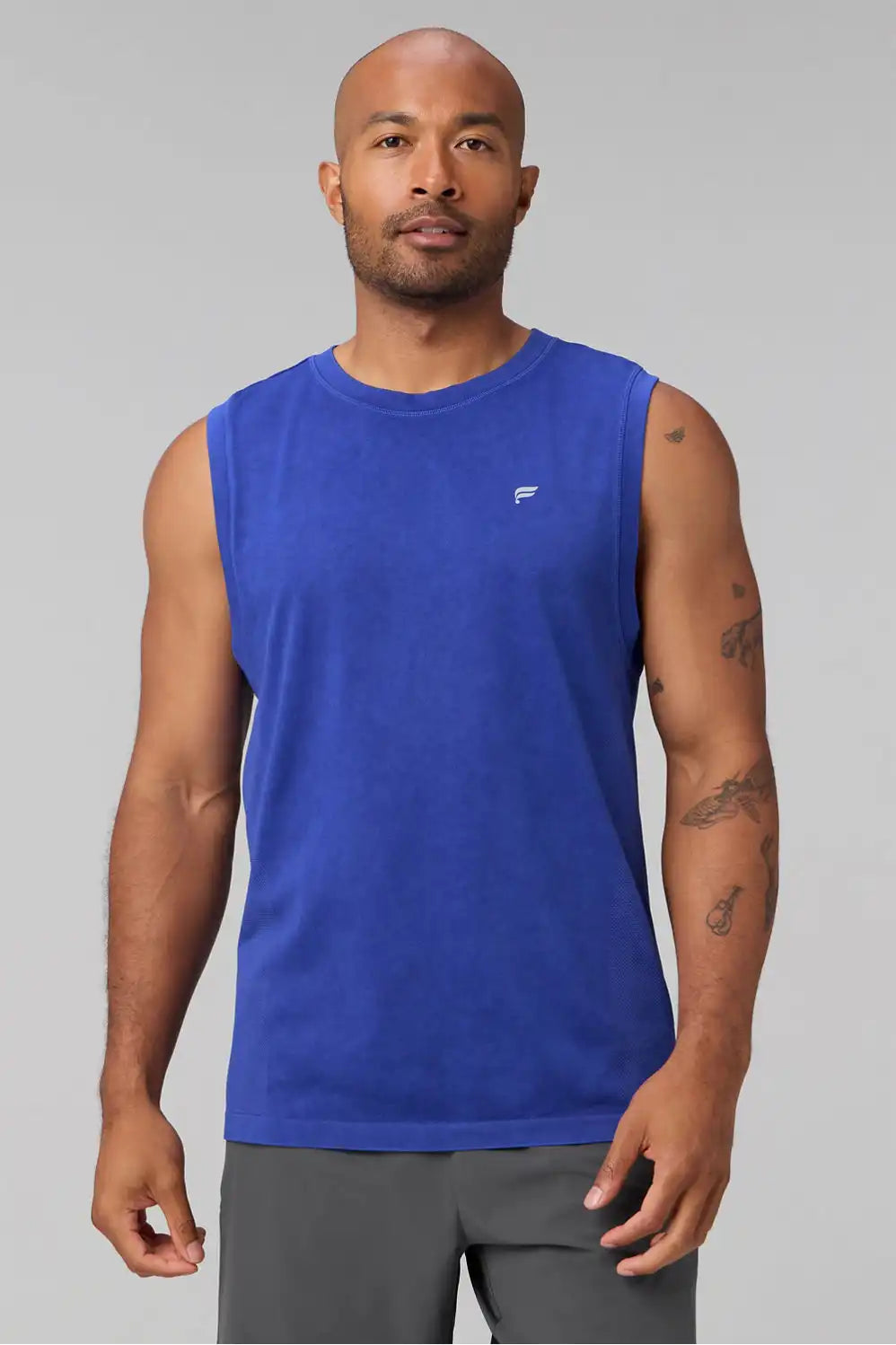 The Training Day Muscle Tank + O2 Run Short 2-Piece Outfit