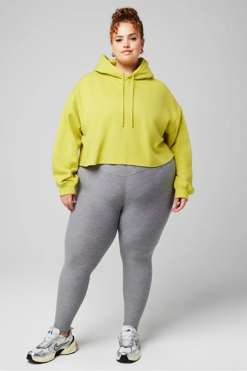 Cozy Fleece Cropped Hoodie