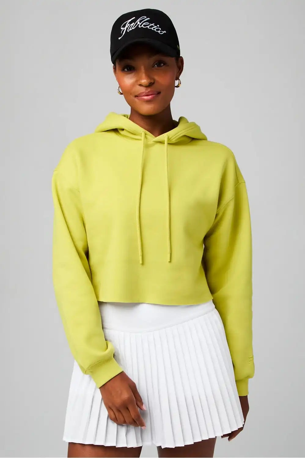 Cozy Fleece Cropped Hoodie