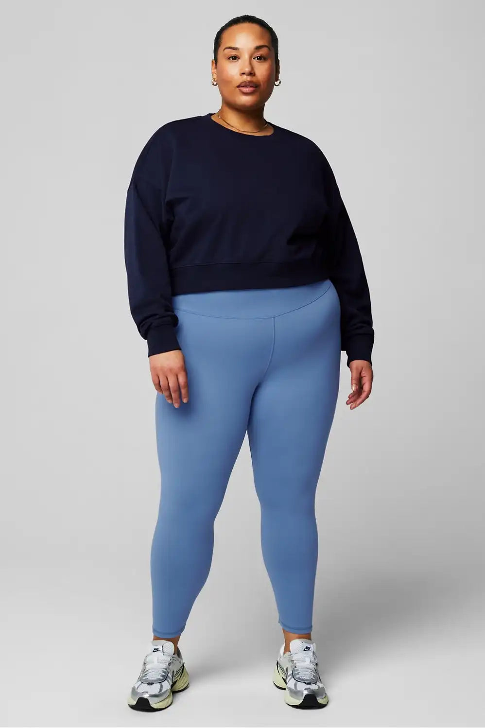 Year Round Terry Cropped Sweatshirt