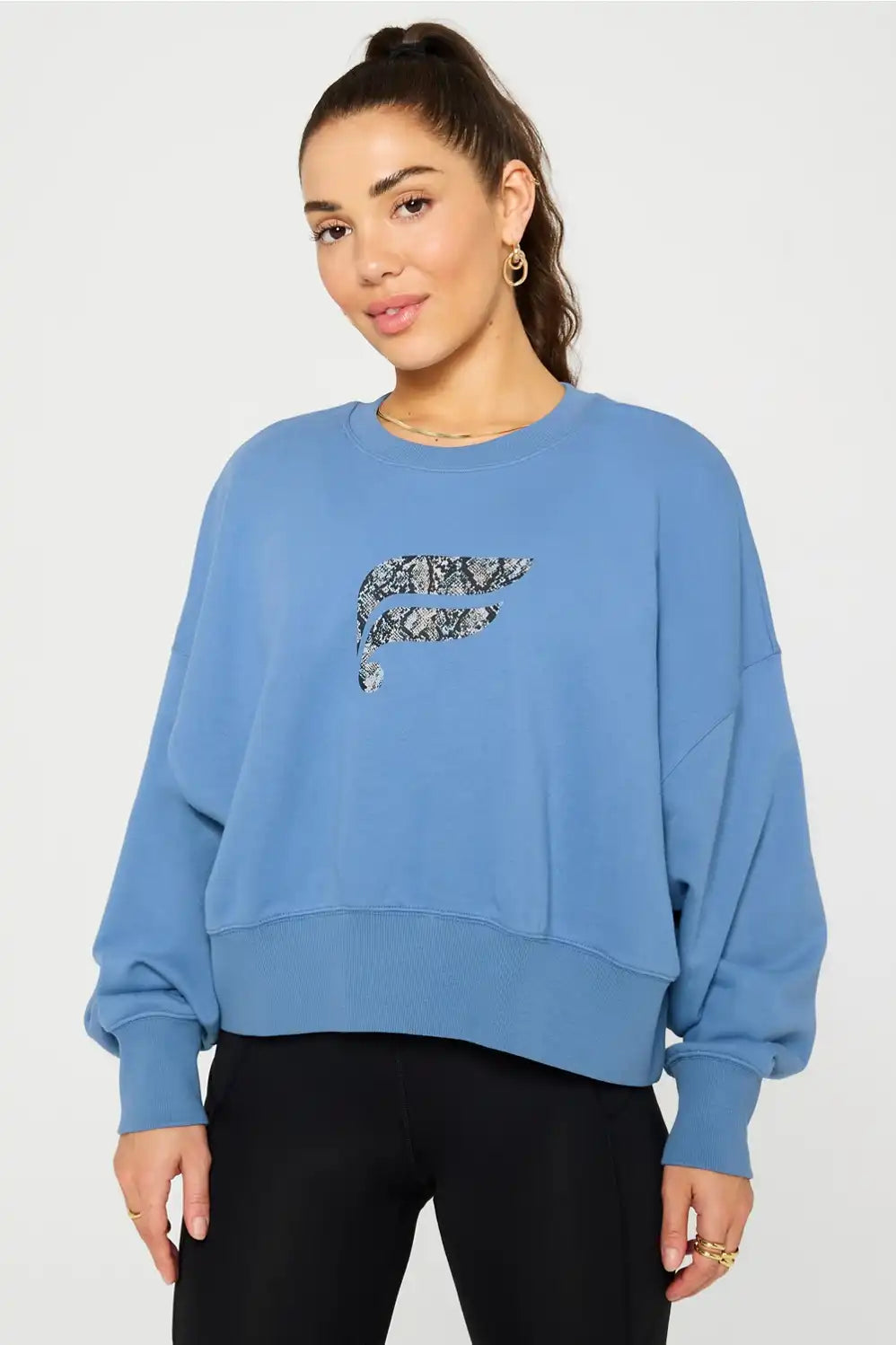Year Round Terry Crew Neck Sweatshirt