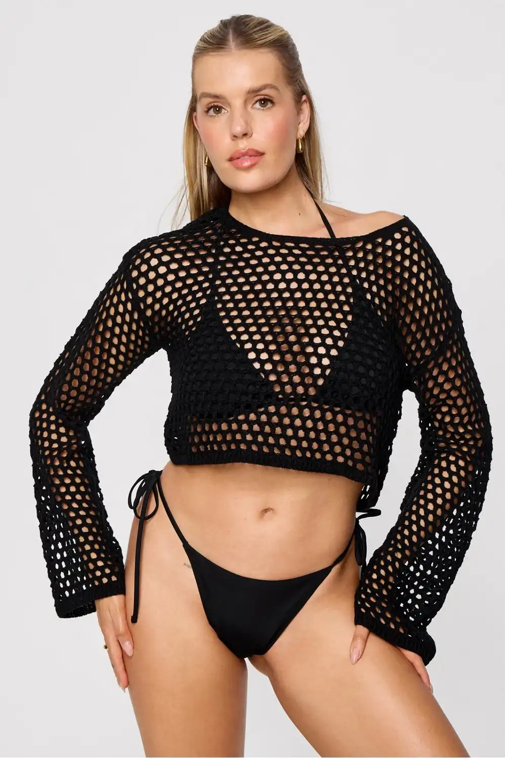 Crochet Long Sleeve Top