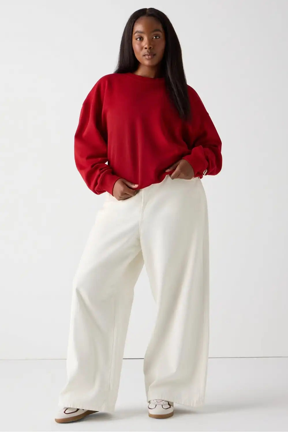 Cozy Fleece Crew Neck Sweatshirt
