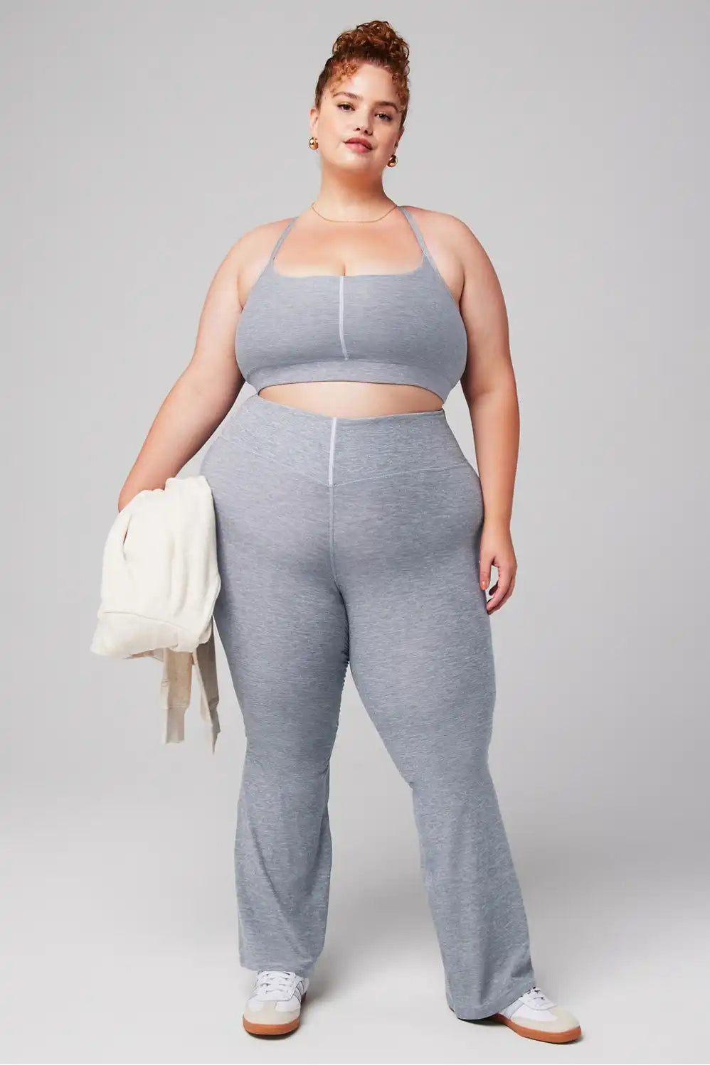 HeatherFlex High-Waisted Mini Flare