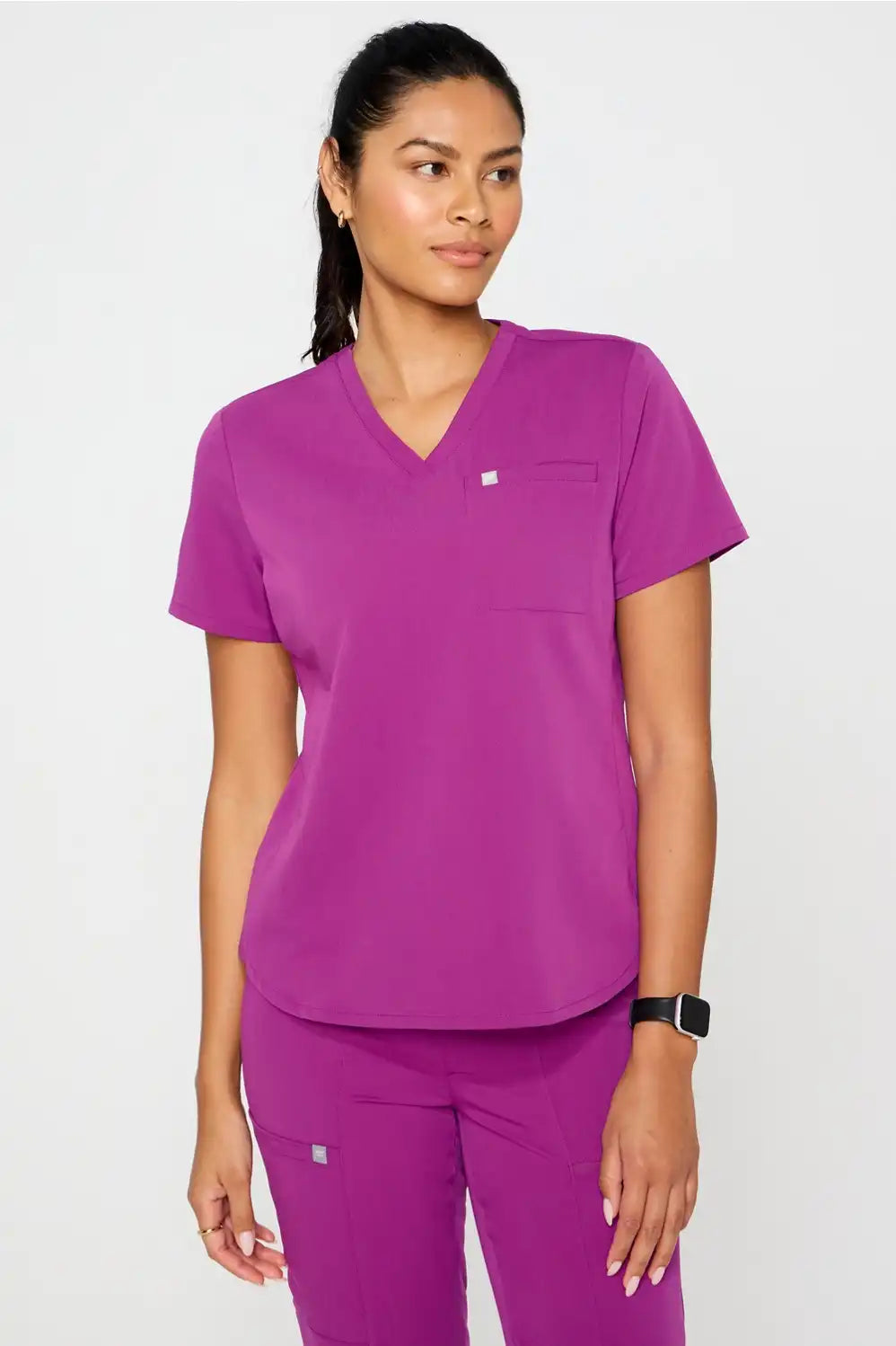 Vital 1-Pocket Scrub Top (Petite Fit)