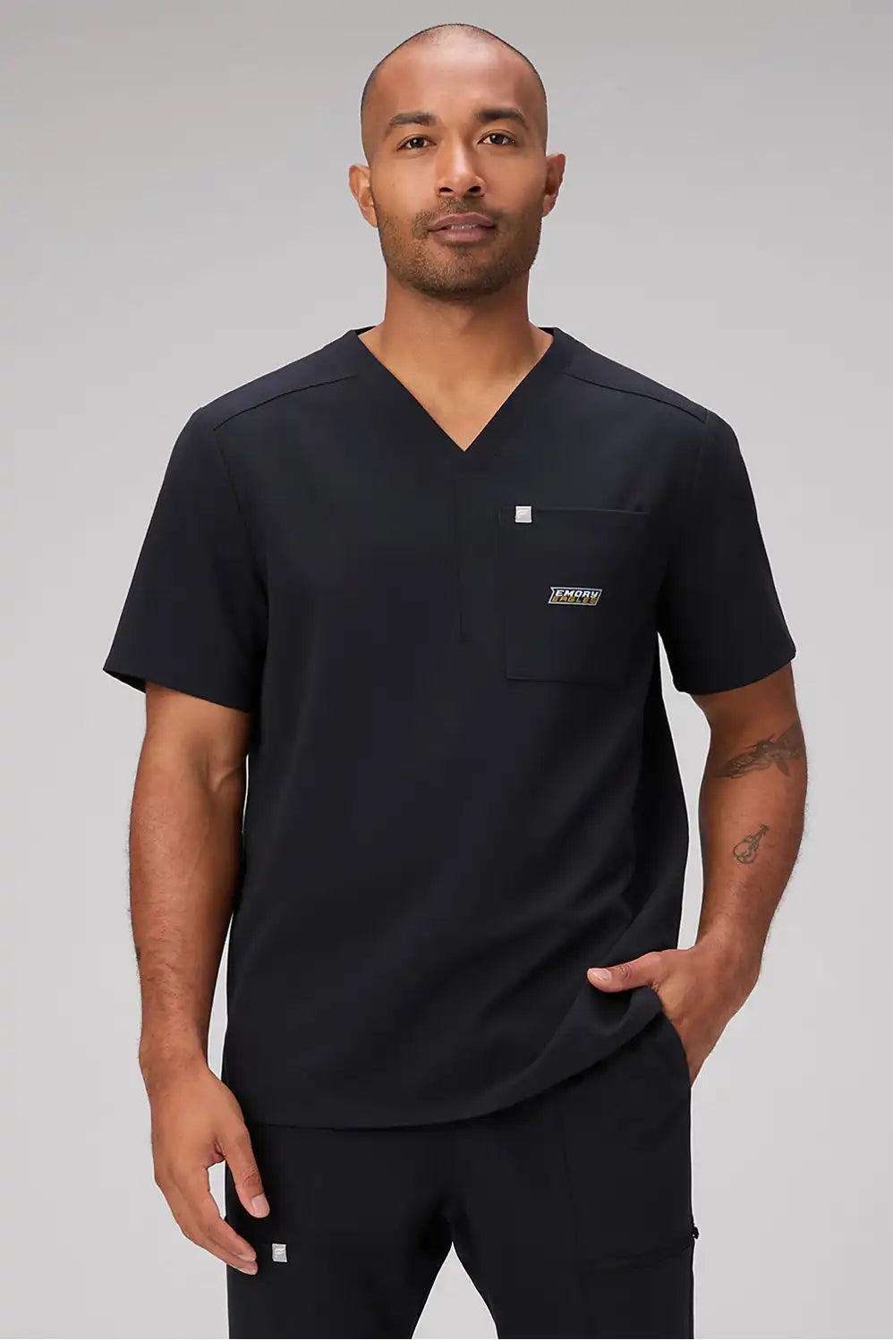 Emory University Helix 1-Pocket Scrub Top