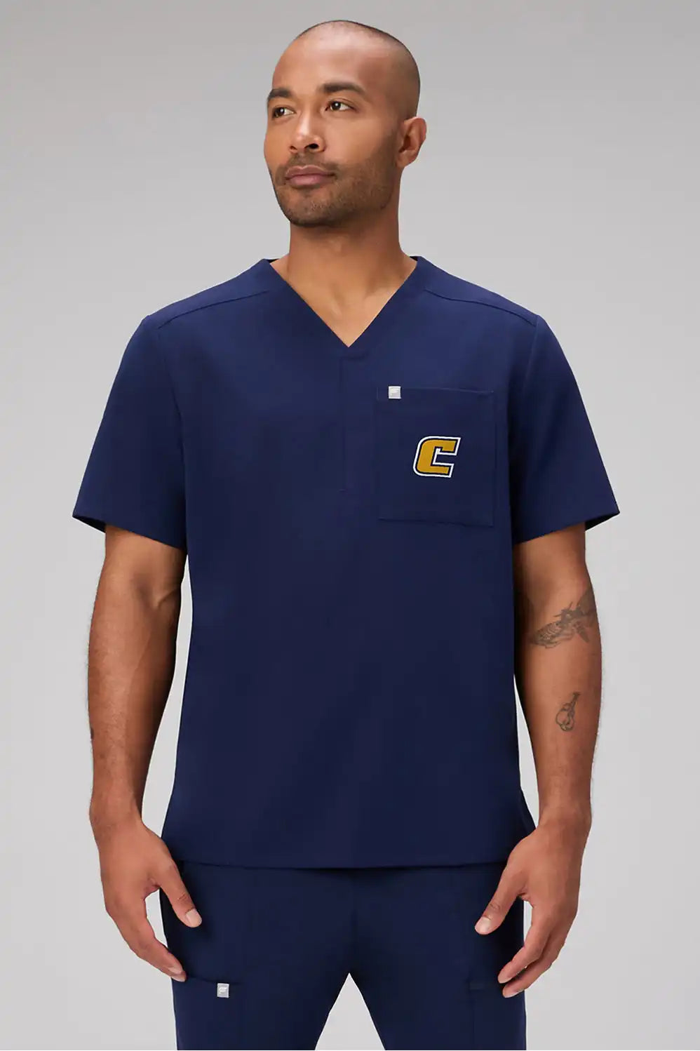 University Of Tennessee At Chattanooga Helix 1-Pocket Scrub Top