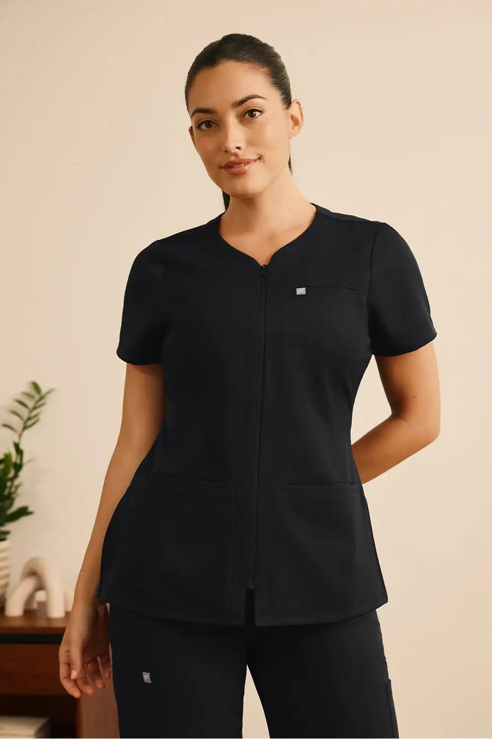 Rise Zip Scrub Tunic